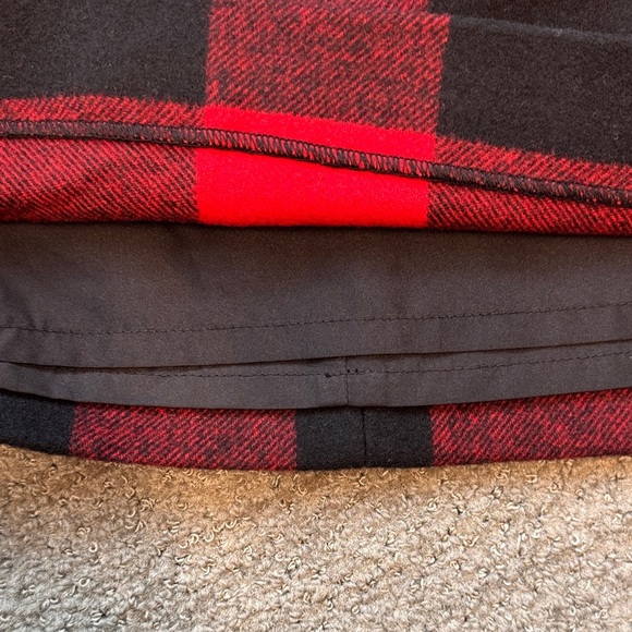 J Crew Red and Black Plaid Buffalo Check Women's Skirt - Picture 2 of 5